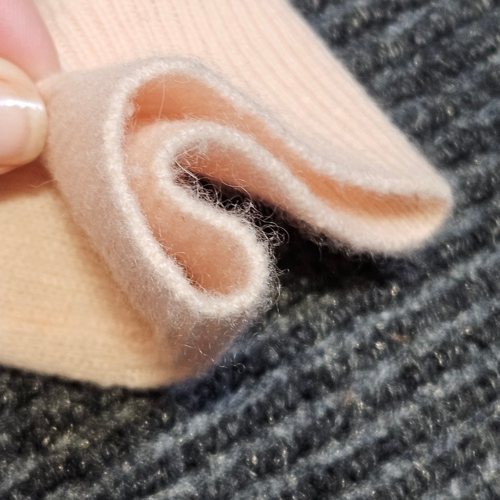 Charter Club Luxury Cashmere Sweater Womens XL Peach Pink Crewneck Knit Pullover - Picture 7 of 8